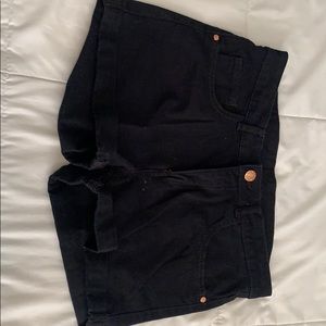 Black shorts